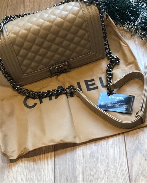 chanel boyfriend bag tan|Chanel boyfriend bag small.